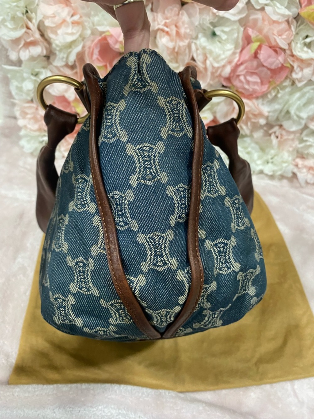 Celine Macadam Denim Bittersweet Bag - Picture 5 of 11